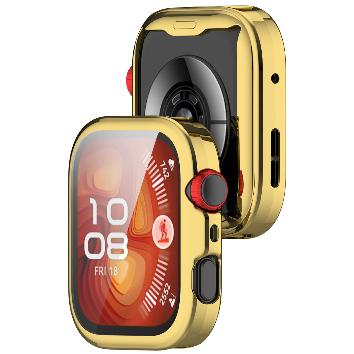 Front oraz przód etui Bizon Case Watch Felipe dla Huawei Watch Fit 4 Pro